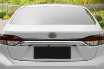 Toyota Corolla 2019- Chrome trim above license plate (stainless steel) photo 1