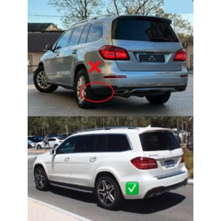 Body kit with rear diffuser AMG V1 (GLS63) Mercedes GL/GLS сlass X166 2012-2019 photo 2