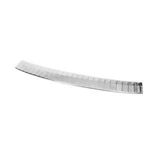 Rear Bumper Protector Carmos Gloss Stainless Steel photo 2
