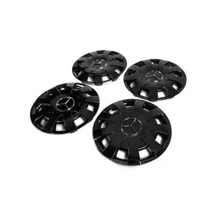 Black ABS Wheel Covers R16 (1-set, 4 pcs) photo 1