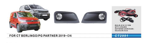 Peugeot Partner/Rifter 2019- Fog Light Kit photo 1