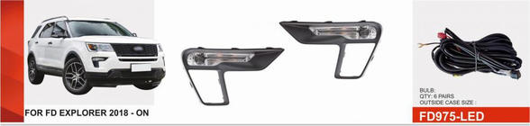 Ford Explorer 2019- Fog Light Kit photo 1