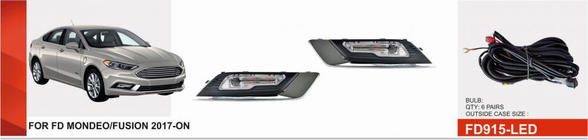 Ford Fusion 2012-2020 LED Fog Lights (2017+) photo 1