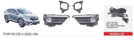 Honda CRV 2017-2022 Fog Lights 2019-2022 US-Type (LED V1) photo 1