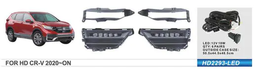 Honda CRV 2017-2022 Fog Lights 2019-2022 US-Type (LED V2) photo 1