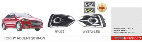 Hyundai Accent 2017-2023 Fog Lights (Halogen) photo 1