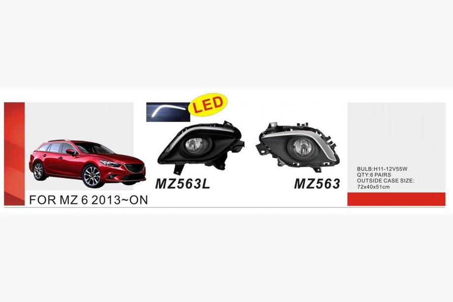 Mazda 6 2012-2024 Fog Lights 2013-2015 (2 pcs, Halogen) Image