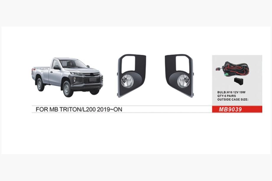 Mitsubishi L200 2015-2024 Fog Lights 2019+ (2 pcs, Halogen) Image