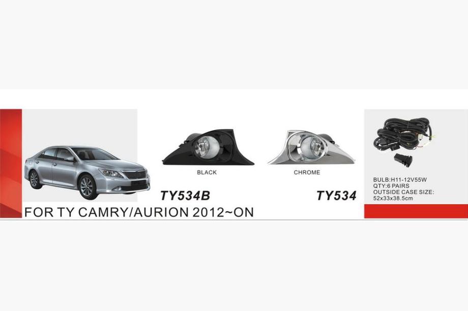 Toyota Camry 2011–2017 Fog Lights EU-Type 2011-2014 (2 pcs, Halogen) Photo 1