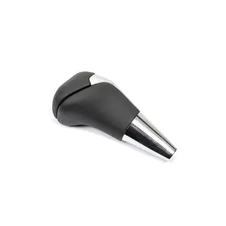 Gear Shift Knob (Black Leather + Grey) photo 2