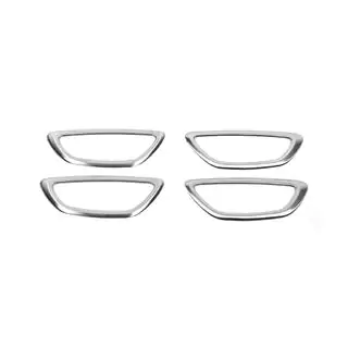 Interior door handle trim covers (4 pcs, stainless steel) Renault Megane IV 2016-2025 photo 2