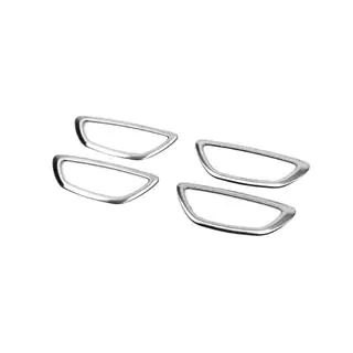 Interior door handle trim covers (4 pcs, stainless steel) Renault Megane IV 2016-2025 photo 3