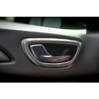 Interior door handle trim covers (4 pcs, stainless steel) Renault Megane IV 2016-2025 photo 1