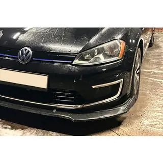 Front Bumper Lip Spoiler (for OEM bumper, 2017-2020, ABS plastic)