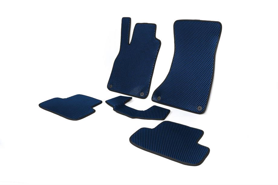 Audi A4 B8 2007-2015 EVA Floor Mats (Blue) Photo 2