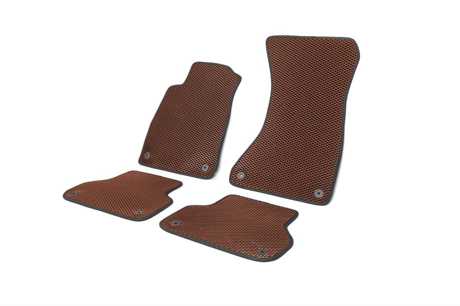 Audi A4 B9 2015-2024 EVA Floor Mats (Brown) Photo 2