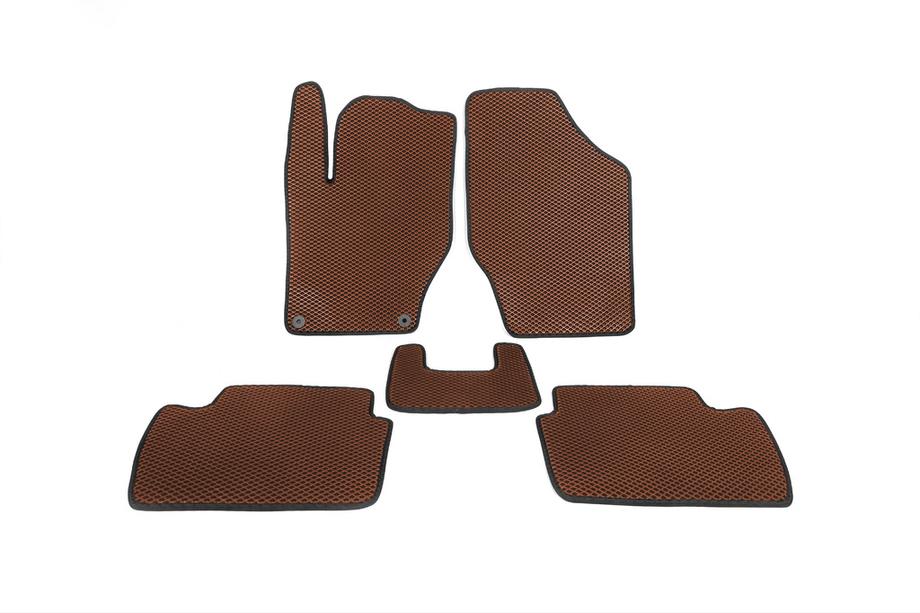 Citroen C-4 2010-2018 EVA Floor Mats (Brown) Image