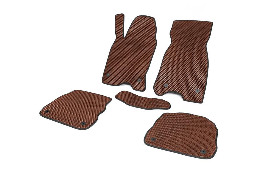Audi A6 C5 1997-2001 EVA Floor Mats (Brown) Photo 2