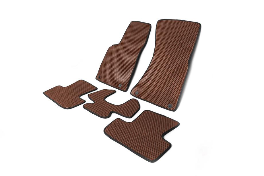 Audi Q5 2008-2017 EVA Floor Mats (Brown) Photo 2