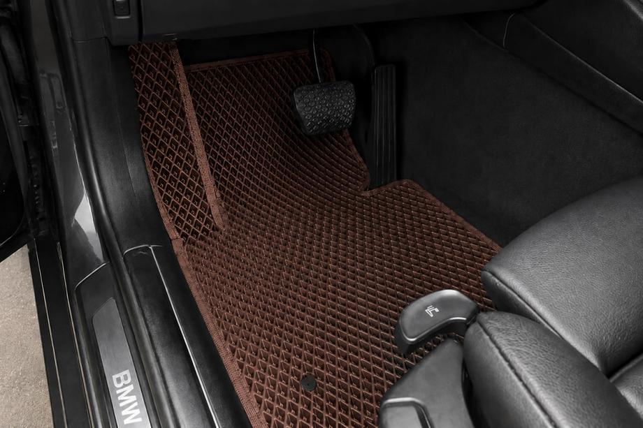 BMW 3 Series E46 1998-2006 EVA Floor Mats (Brown) Image