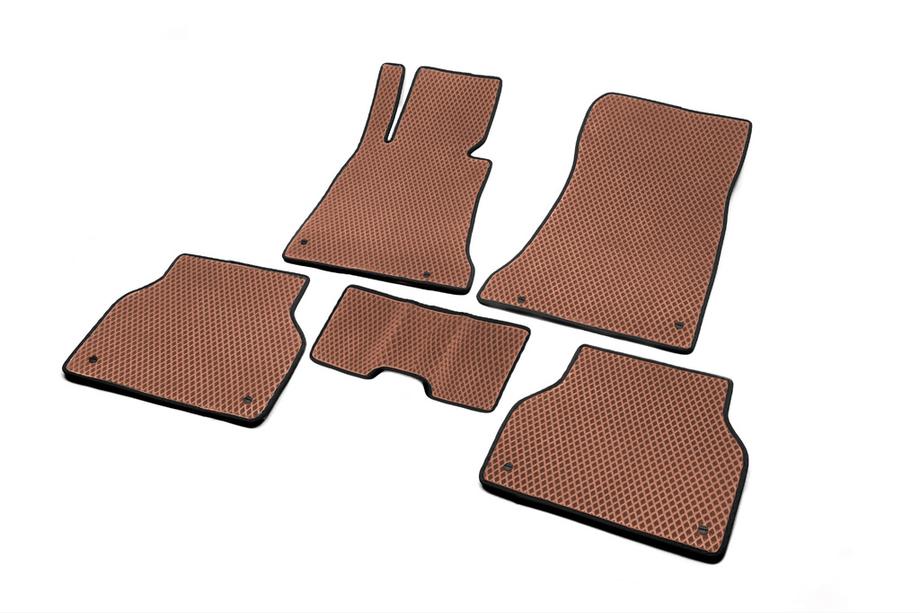 BMW 5 Series E39 1996-2003 EVA Floor Mats (Brown) Photo 5