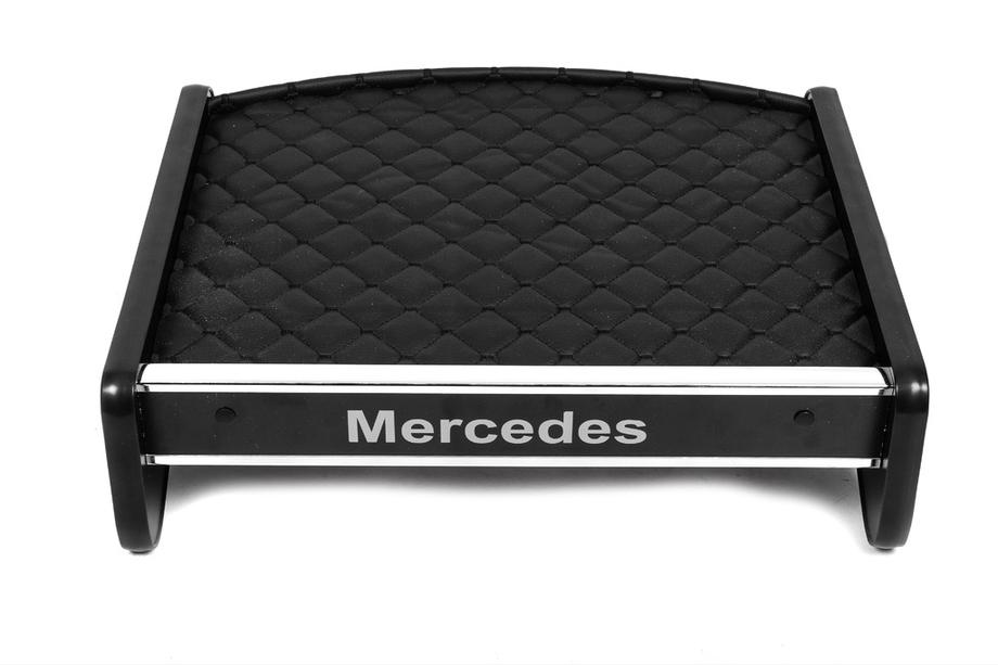 Mercedes T2 (507-814) 1967-1996 Dashboard Shelf (Black with Black Stitching) Photo 2