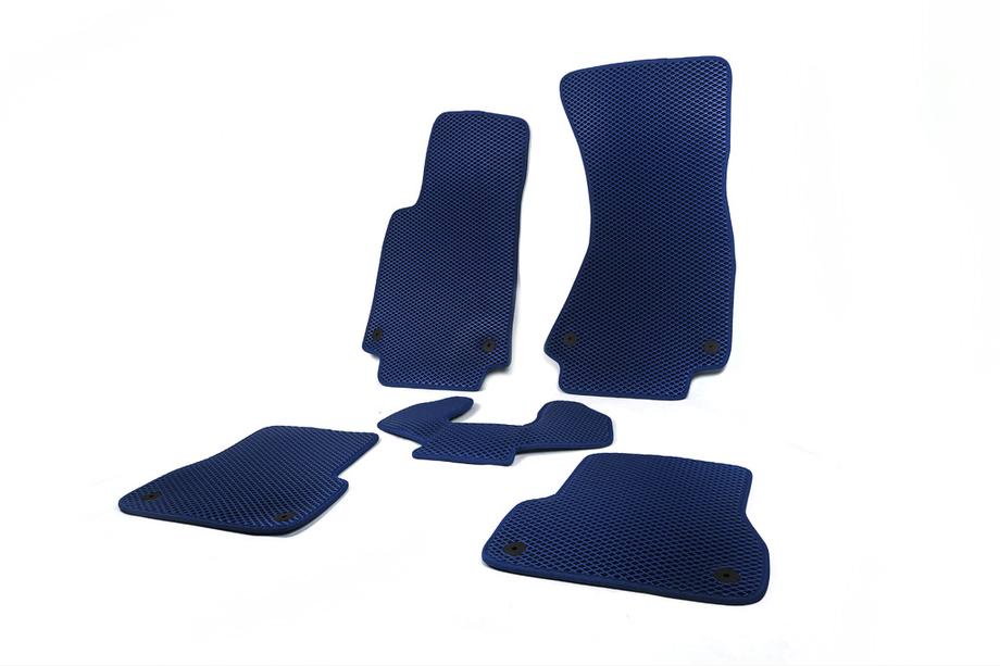 Audi A6 C7 2011-2017 EVA Floor Mats (Blue) Photo 2