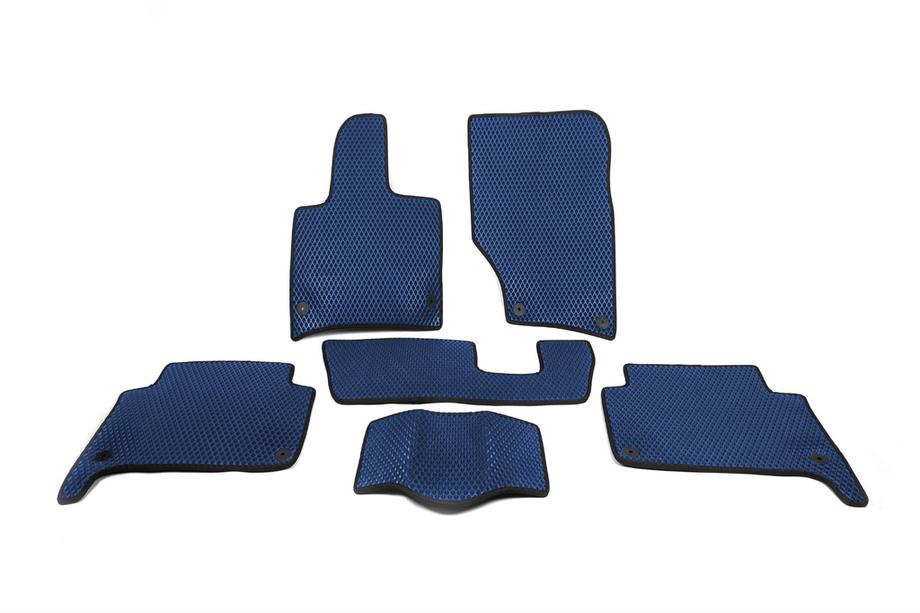 Audi Q7 2005-2015 EVA Floor Mats (Blue) Image