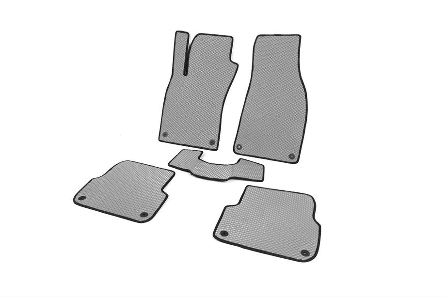 Audi A6 C6 2004-2011 EVA Floor Mats (Grey, Sedan) Photo 2