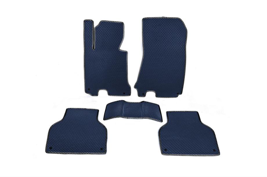 BMW 7 Series E38 1994-2001 EVA Floor Mats (blue) Photo 4