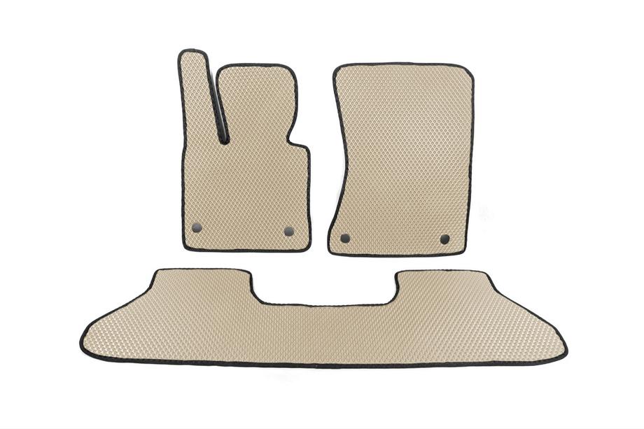 BMW X6 E71 2008–2014 EVA Floor Mats V1 (Beige) Image