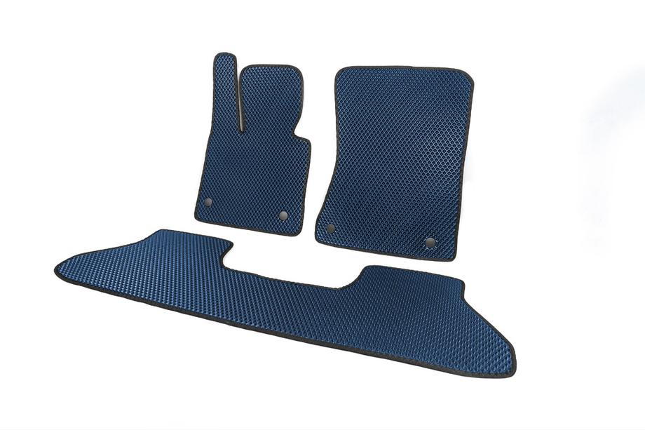 BMW X6 E71 2008–2014 EVA Floor Mats V1 (Blue) Image