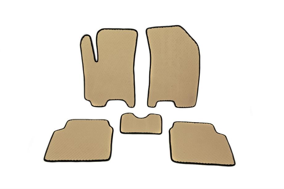 Chevrolet Aveo T250 2005-2011 EVA Floor Mats (Beige) Photo 1