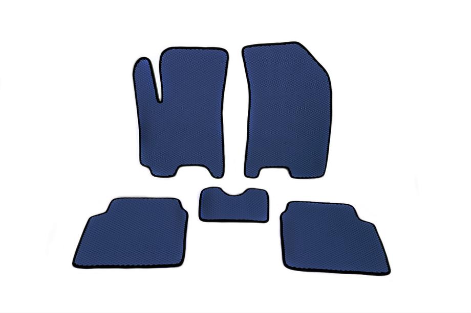 Chevrolet Aveo T250 2005-2011 EVA Floor Mats (Blue) Image