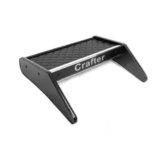Dashboard Shelf (Black with Black Stitching) photo 2