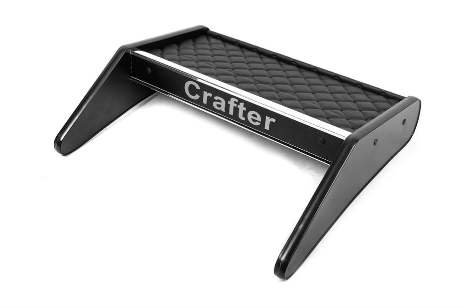 Volkswagen Crafter 2006-2016 Dashboard Shelf (Black with Black Stitching) Image