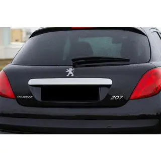Chrome trim above license plate (stainless steel)