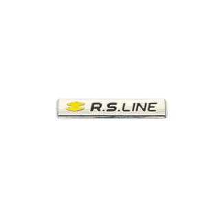 Rear RS emblem (1 pc, stainless steel)