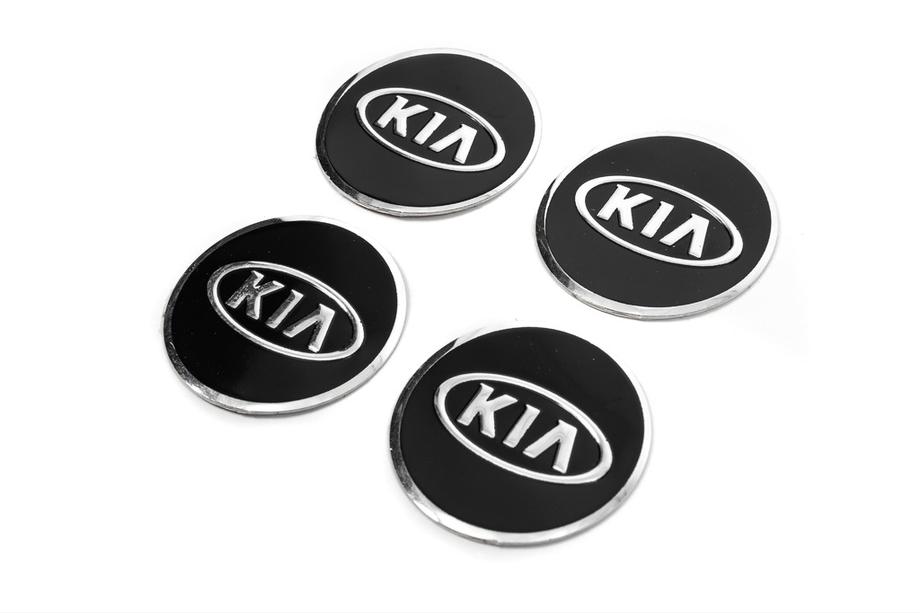 KIA Stickers for wheel center caps V1 60mm (4pcs) Photo 2