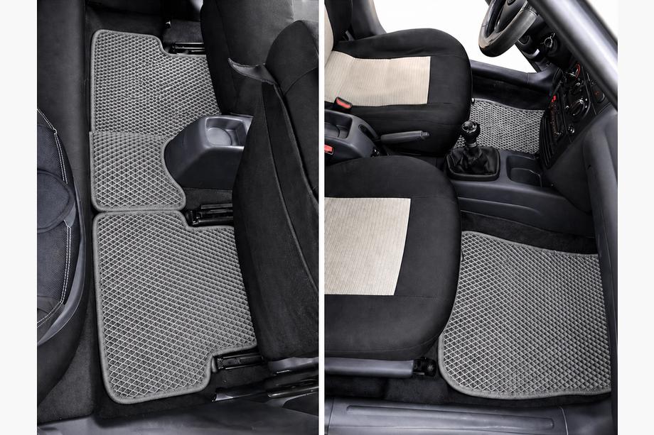 Daewoo Lanos 1998-2017 EVA Floor Mats (Gray) Image