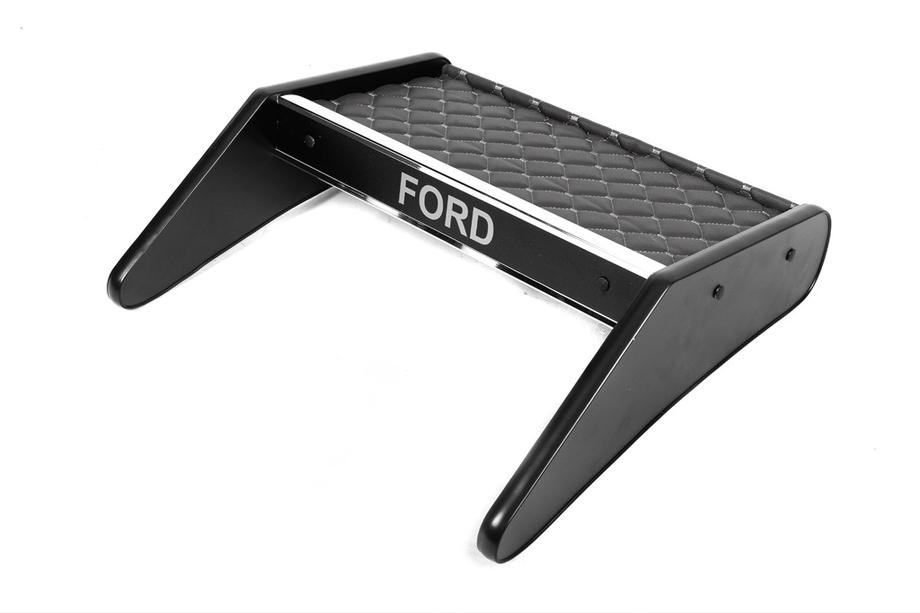 Ford Transit 2000–2014 Dashboard Shelf (Gray with Gray Stitching) Image