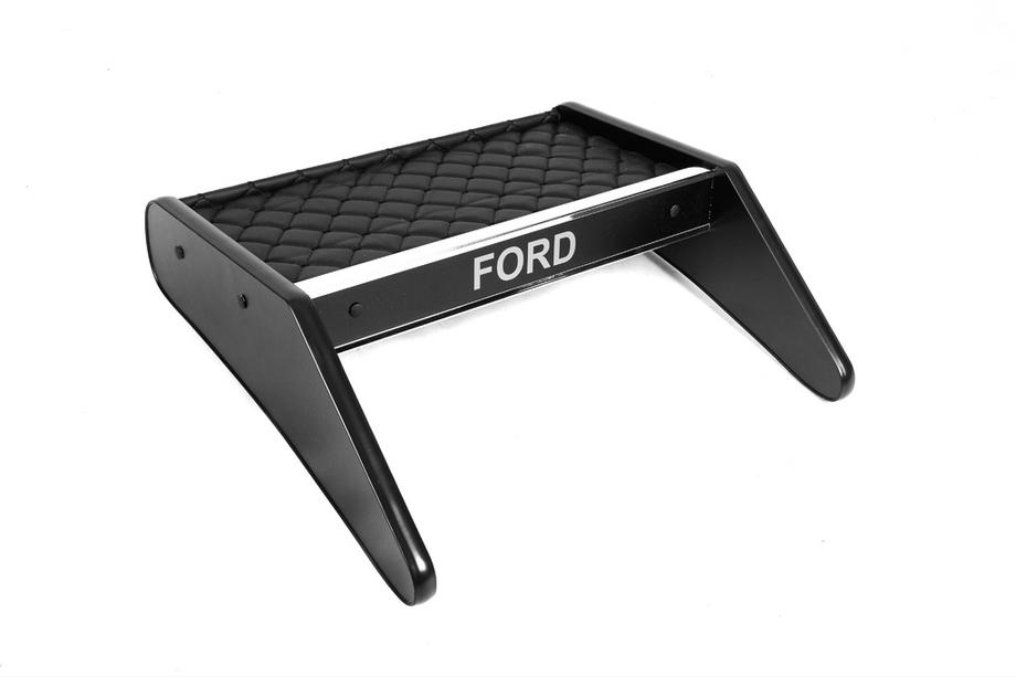 Ford Transit 2000–2014 Dashboard Shelf (Black with Black Stitching) Photo 3