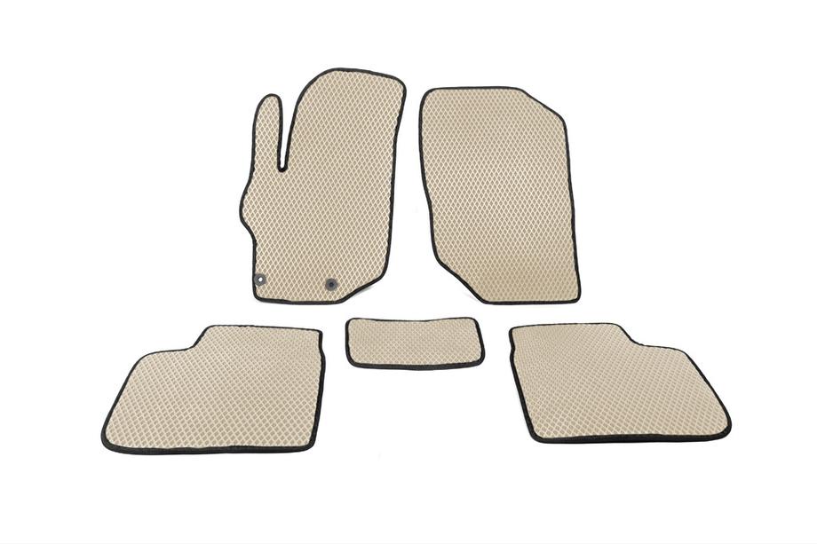 Citroen C-Elysee 2013-2022 EVA Floor Mats (Beige) Image