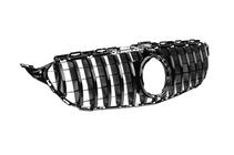 Mercedes C-class W205 2014-2021 Front Grille Panamericana GT Black (for Avantgarde/AMG-Line/C43 AMG) photo 8