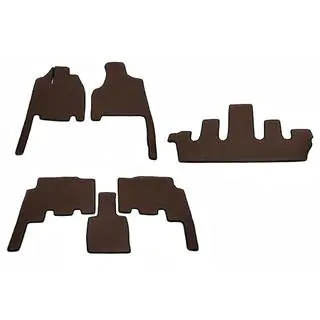 Floor mats (3 rows, EVA, brown)