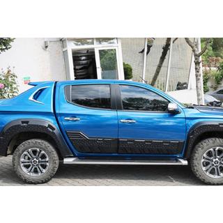 Door Mouldings EuroCap (6 pcs, ABS) Mitsubishi L200 2015-2024 photo 2