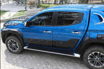 Fiat Fullback 2016- Door Mouldings EuroCap (6 pcs, ABS) photo 3