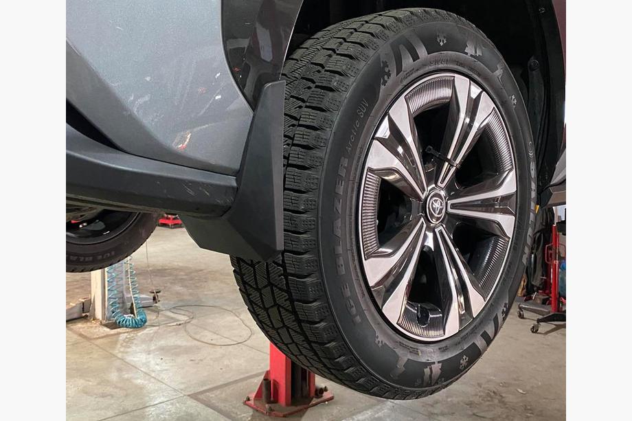 Toyota bZ4X 2022- Premium Mud Flaps (4 pcs) Photo 4