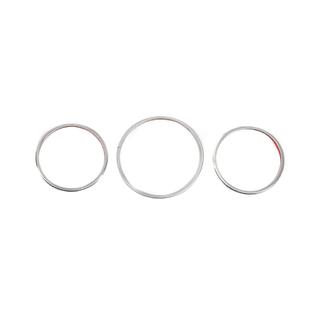 Speedometer Trim Covers (3 pcs, Stainless Steel) Renault Megane IV 2016-2025 photo 1