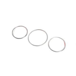 Speedometer Trim Covers (3 pcs, Stainless Steel) Renault Megane IV 2016-2025 photo 2